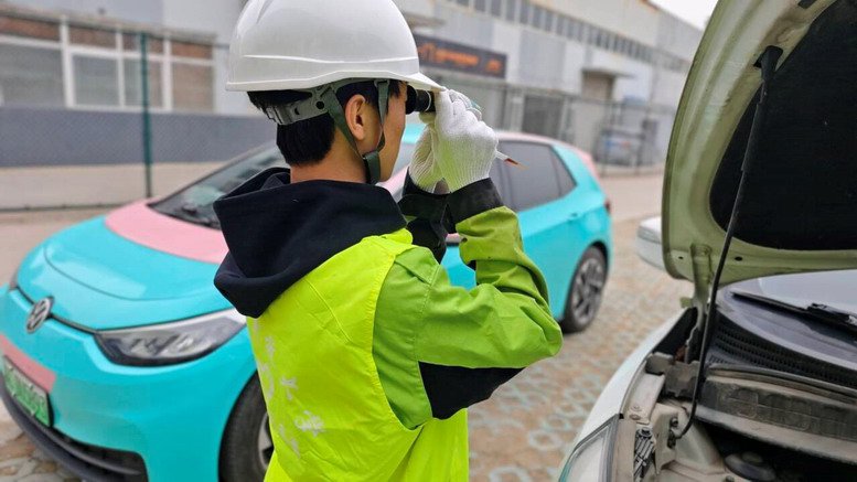 為教職工車(chē)輛做安全檢測(cè)